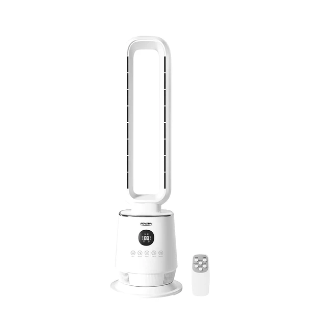Main image of 32inch Bladeless Tower Fan, Quiet Smart Bladeless Fan for Bedroom, 90°Oscillating Cooling Fan with 3 Speeds, 3 Modes, 12H Timer, Compact Tower Fan with Remote, Safe Design for Home, Bedroom