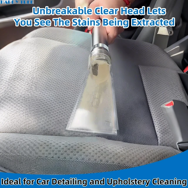 Alt view image 4 of 6 - Universal Fit All Brands' Shop Vac Extractor Hose Kit Adapter Wet-Dry Extraction Accessory for Upholstery & Carpet Cleaning Auto Detailing Wet Vaccum Accessories with 25 Feet Water Hose