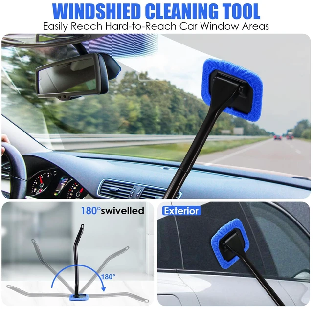 Alt view image 3 of 7 - 18PCS Car Cleaning Kit, Car Interior Detailing Kit with Blue High Power Handheld Vacuum, Detailing Brush Set, Windshield Cleaner, Cleaning Gel, Complete Auto Accessories for Men, Women