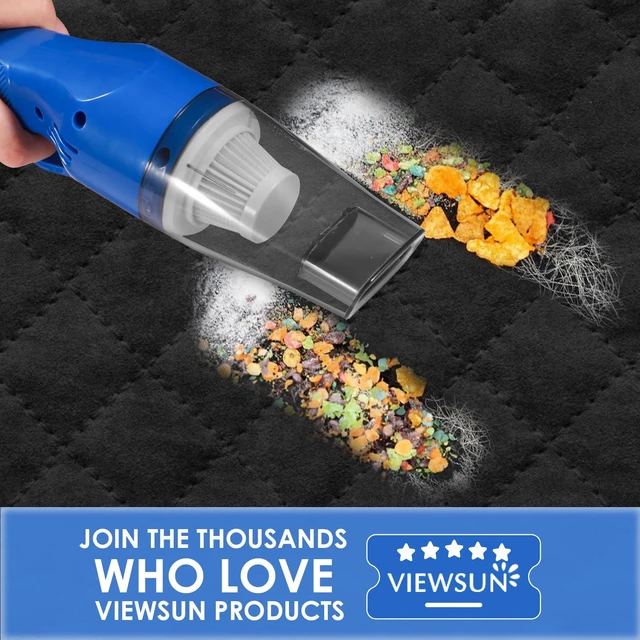 Alt view image 6 of 7 - 18PCS Car Cleaning Kit, Car Interior Detailing Kit with Blue High Power Handheld Vacuum, Detailing Brush Set, Windshield Cleaner, Cleaning Gel, Complete Auto Accessories for Men, Women