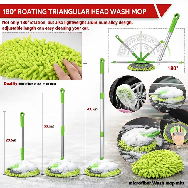 Alt view image 3 of 7 - 63PCS Car Wash Cleaning Kit,Car Wash Brush with Long Handle,Car Detailing Kit with Foam Gun,Car Cleaning Supplies,Handheld Vacuum, Car Detailing Kit (63PCS)