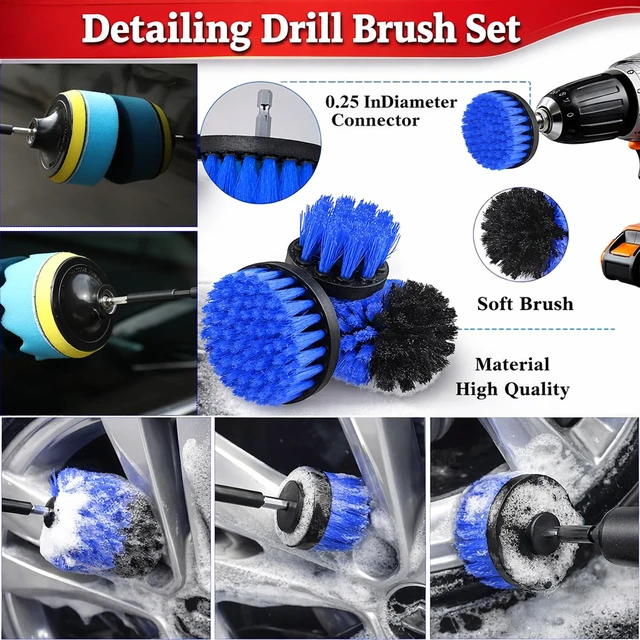 Alt view image 4 of 7 - 63PCS Car Wash Cleaning Kit,Car Wash Brush with Long Handle,Car Detailing Kit with Foam Gun,Car Cleaning Supplies,Handheld Vacuum, Car Detailing Kit (63PCS)