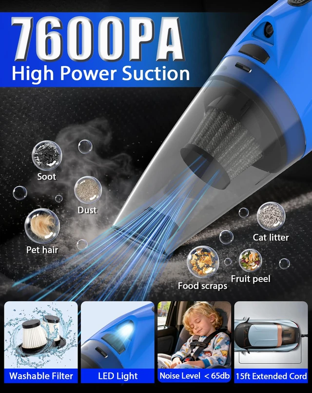 Alt view image 2 of 7 - Car Detailing Kit with Foam Gun & Vacuum, 41Pcs Car Cleaning Supplies
