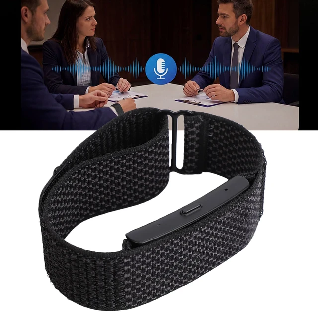 Alt view image 5 of 7 - Smart Bracelet AI Voice Recorder IP67 Water Proof Sports Bracelet (Black)