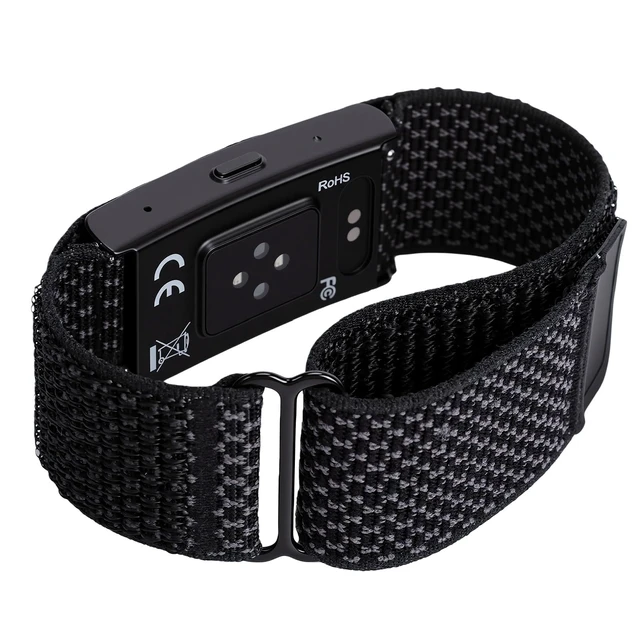 Alt view image 7 of 7 - Smart Bracelet AI Voice Recorder IP67 Water Proof Sports Bracelet (Black)