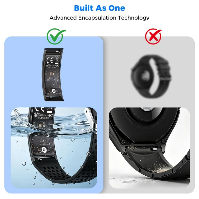Alt view image 4 of 7 - Smart Fitness Tracker Bracelet for Women & Men with Sleep Monitoring | 24/7 Heart Rate & Blood Oxygen Monitor, Activity Tracker with 7-Day Battery, Step Counter, Fitness Watch for Android & iPhone