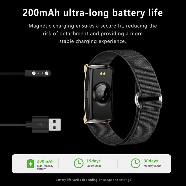 Alt view image 5 of 7 - Smart Bracelet for Women Men, Screenless Activity Fitness Trackers, 24H Sleep Tracker, Group Share Smart Band with Free APP, 2 Strap.,