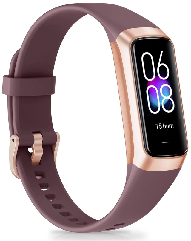 Main image of Fitness Tracker with 24/7 Heart Rate Blood Pressure, Activity Trackers Sleep Monitor IP68 Waterproof, 1.10" AMOLED Touch Screen Calorie Step Counter Pedometer for Women Men