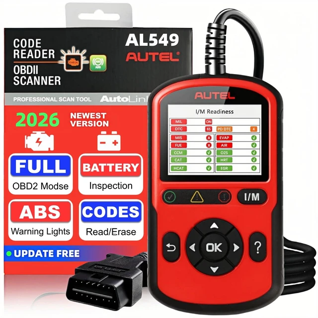 Main image of AL549 OBD2 Scanner Code Reader with ABS Diagnostic & Battery Test | Enhanced Check & Reset Engine Fault Code, Live Data, Freeze Frame, CAN Car Diagnostic Scan Tool for All OBDII Car After 1996