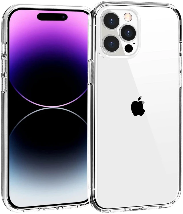 Main image of Phone Case Compatible with iPhone 14 Pro Max, Clear Case Shockproof Protective Bumper Slim Cover for 6.7 Inch