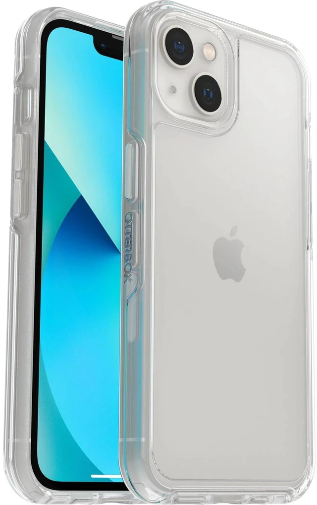 Main image of iPhone 13 (Only) - Symmetry Clear Series Case - Clear - Ultra-Sleek - Wireless Charging Compatible - Raised Edges Protect Camera & Screen - Non-Retail Packaging