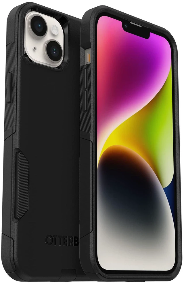 Main image of Commuter Slim Case Compatible with iPhone 14 Plus (NOT 14/Pro/Pro Max) Dual-Layer Defense - Non-Retail Packaging - Black