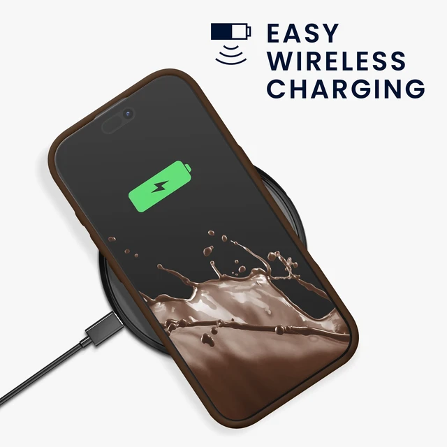 Alt view image 5 of 7 - Case Compatible with Apple iPhone 17 Pro Case - Slim TPU Silicone Phone Cover - Soft Touch Finish - Chocolate