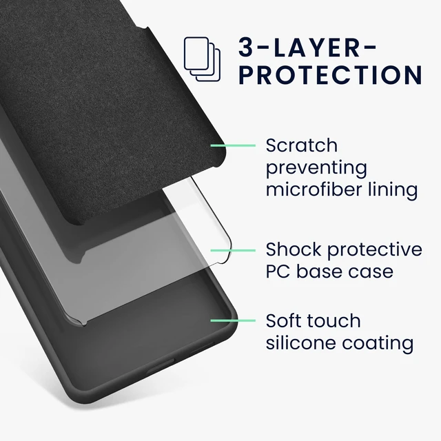 Alt view image 6 of 7 - Case Compatible with Apple iPhone 17 Pro Case - Slim TPU Silicone Phone Cover - Soft Touch Finish - Chocolate
