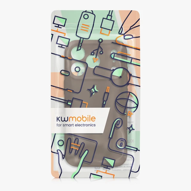 Alt view image 7 of 7 - Case Compatible with Apple iPhone 17 Pro Case - Slim TPU Silicone Phone Cover - Soft Touch Finish - Chocolate