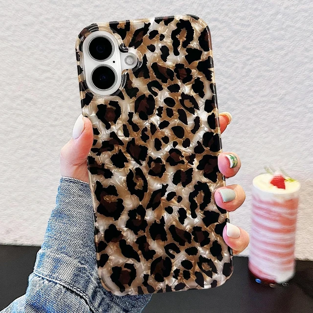 Alt view image 2 of 7 - Compatible with iPhone 16 Plus Case,Luxury Sparkle Translucent Clear Vintage Leopard Print Soft Silicone Cover for Girls Women Protective Phone Case for iPhone 16 Plus 6.7 inch Cheetah