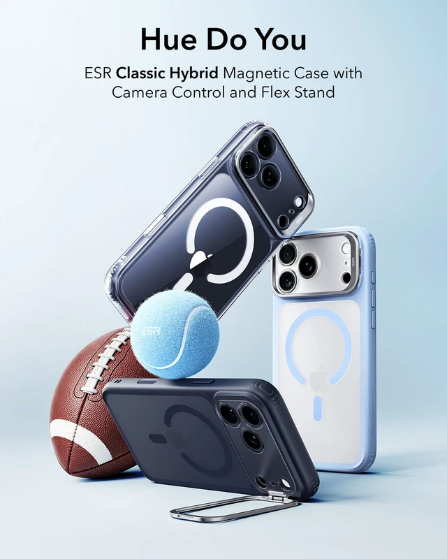 Alt view image 2 of 7 - for iPhone 17 Pro Max Case Flex Stand, for MagSafe, Clear | Anti-Yellowing, 3X Military-Grade Drop Protection, Magnetic Phone Case, Shockproof Air Guard Corners, Resists Scratches