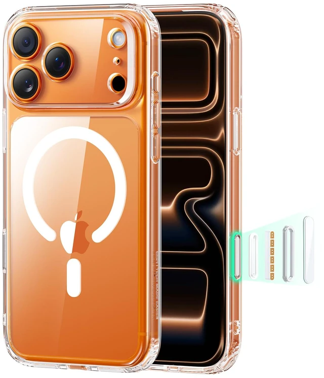 Main image of for iPhone 17 Pro Case for MagSafe, Camera Control, Clear | Anti-Yellowing, Ultra Slim, 3X Military-Grade Drop Protection, Magnetic Phone Case, Impact Absorbing
