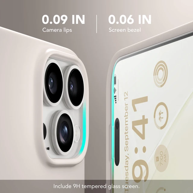 Alt view image 6 of 7 - Magnetic for iPhone 16 Pro Case, Silicone Cover Stone | Compatible with MagSafe, Camera Button & Screen Protector, Microfiber Lining, 3 Layers Soft Gel Rubber Shockproof Slim 6.3"