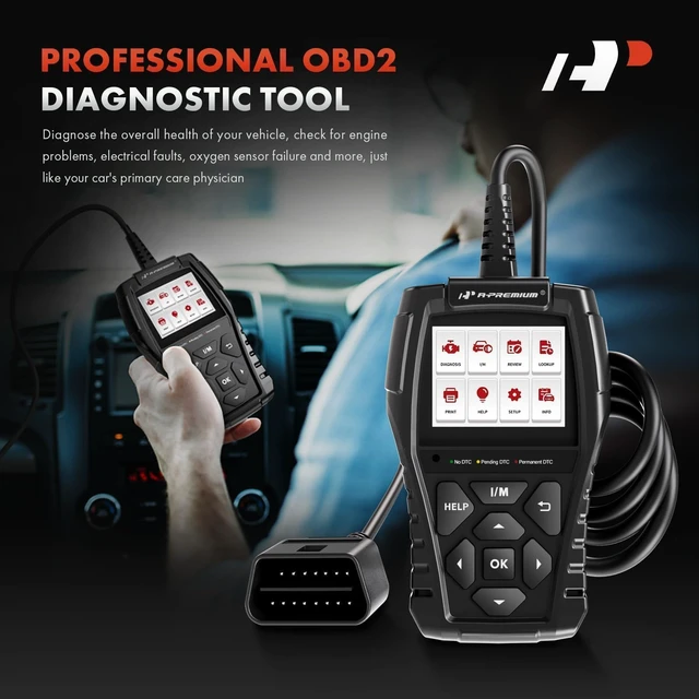 Alt view image 7 of 7 - AD200 Professional OBD2 Scanner Car Diagnostic Tool OBDII EOBD | Code Reader, Enhanced Check Car Engine Light Diagnostic Scan Tool, Upgraded Fault Code Scanner for All Vehicles from 1996
