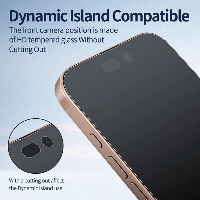 Alt view image 7 of 7 - Matte Screen Protector for iPhone 16 Pro Max 6.9inch, 2 Pack | Anti Glare, Anti Fingerprint, 9H Tempered Glass, Scratch Resistance Military-Grade, Smooth as Silk, Easy Installation Frame