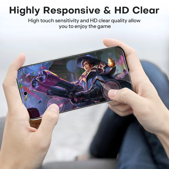 Alt view image 7 of 7 - 3+2 Pack for Google Pixel 9 Pro Screen Protector 6.3 inch | 3 Pack Tempered Glass Screen Protector&2 Pack Camera Lens Protector with Alignment Framework, Case Friendly(Not for 9/9 XL)