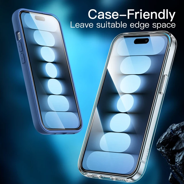 Alt view image 7 of 7 - Screen Protector for iPhone 15 Plus, 2-Pack | 9H Tempered Glass, HD Clear, Anti-Scratch Protection, Easy Installation Tool