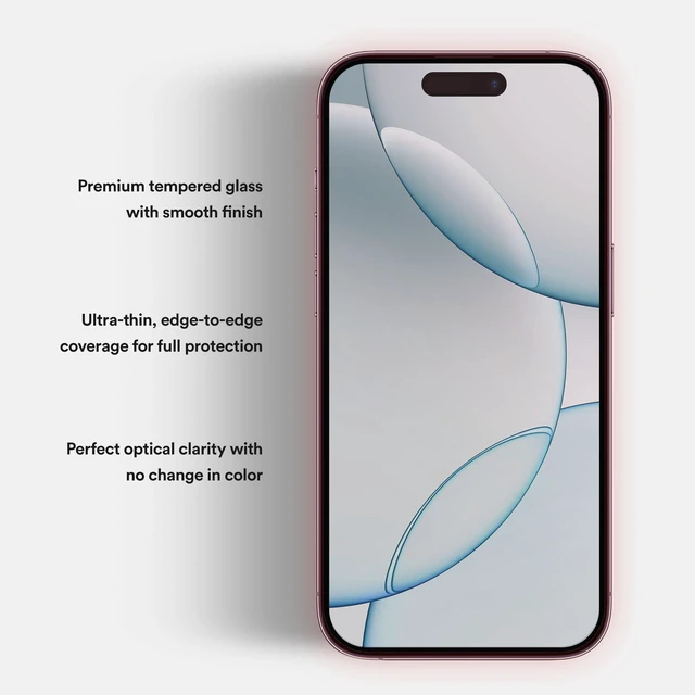 Alt view image 5 of 6 - Red Light Converter Privacy Screen Protector (iPhone 15 Pro Max) | Designed to Support Better Rest, Eye Comfort, and Skin Health - Tempered Privacy Glass w/ Easy Installation Tool