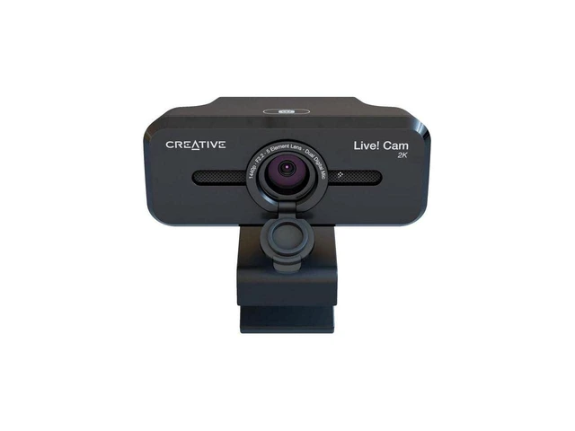 Alt view image 4 of 7 - Live! Cam Sync V3 2K QHD Webcam with 4X Zoom | 2K QHD Webcam, 4X Digital Zoom, Dual Microphones, Plug-and-Play, PC, Meetings