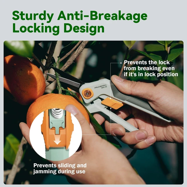 Alt view image 5 of 7 - Pruning Shears Gardening Scissors Set Professional Hand Pruner Sharp Stainless Steel Blade Garden Scissors Plant Flower Garden Clipper