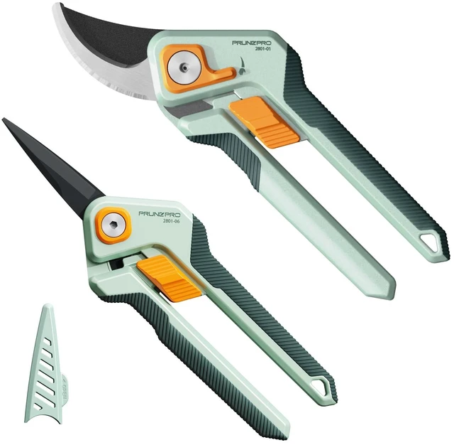 Main image of Pruning Shears Gardening Scissors Set Professional Hand Pruner Sharp Stainless Steel Blade Garden Scissors Plant Flower Garden Clipper