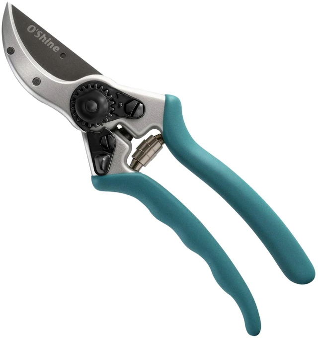 Main image of Premium Bypass Pruning Shears - Heavy Duty Garden Shears | Forged Aluminum Hand Pruners with Non Stick PTFE Coated Blade, Textured Anti Slip Grip and 1 Inch Capacity