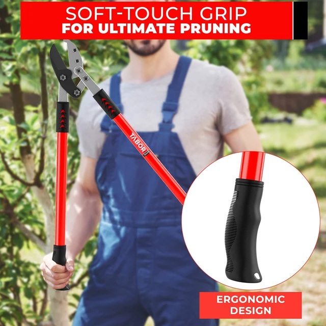 Alt view image 5 of 7 - GG12A Anvil Lopper with Compound Action, 30 Inch Tree Trimmer & Branch Cutter, Heavy Duty Tree Pruner with 2 Inch Cut Capacity, Chops Thick Dry Branches with Ease