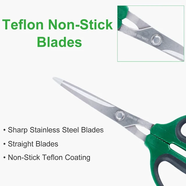 Alt view image 4 of 7 - 6-Inch Stainless Steel Garden Bonsai Pruning Shears with 40mm Straight Blade Pruners, Anti-Slip Softgrip Micro-Tip Snip