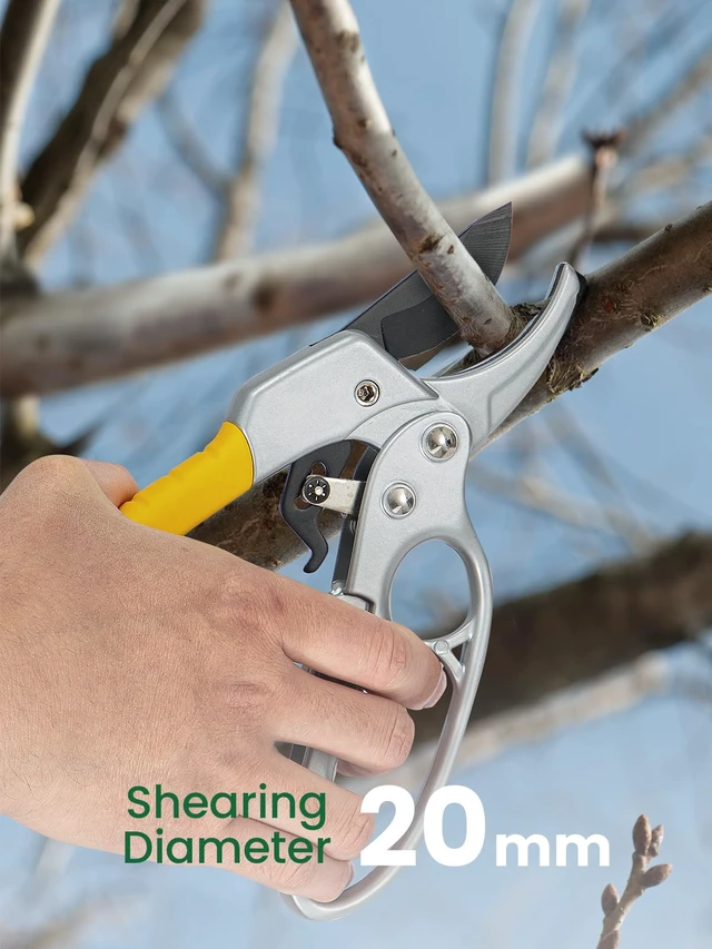Alt view image 6 of 7 - 3 Pack Garden Scissors kit Professional Garden Pruning Shears Stainless Steel Garden Shears Gardening Clippers Flower Plant Scissors Tools Arthritis Weak Hand Pruner Work 3 Times Easier