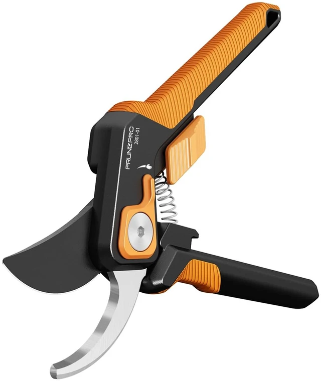 Main image of Pruning Shears for Gardening Professional Bypass Hand Pruner Stainless Steel Sharp Blade Garden Scissors Plant Flower Garden Clipper Orange 1 Pack
