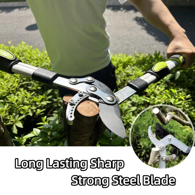 Alt view image 6 of 7 - Loppers for Tree Trimming Heavy Duty, Extendable 21-26" Branch Cutter | Tree Pruner with Compound Action, 1.6" Clean Cut Capacity Tree Clippers, Long Handle Pruning Shears for Gardening & Yard Work