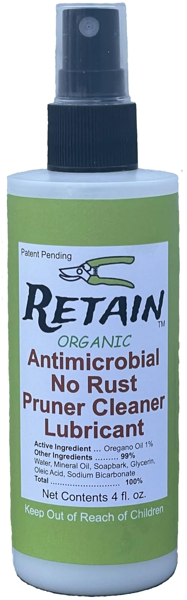 Main image of Organic Pruning Tool Cleaner, Lube, No Rust 4 oz Spray