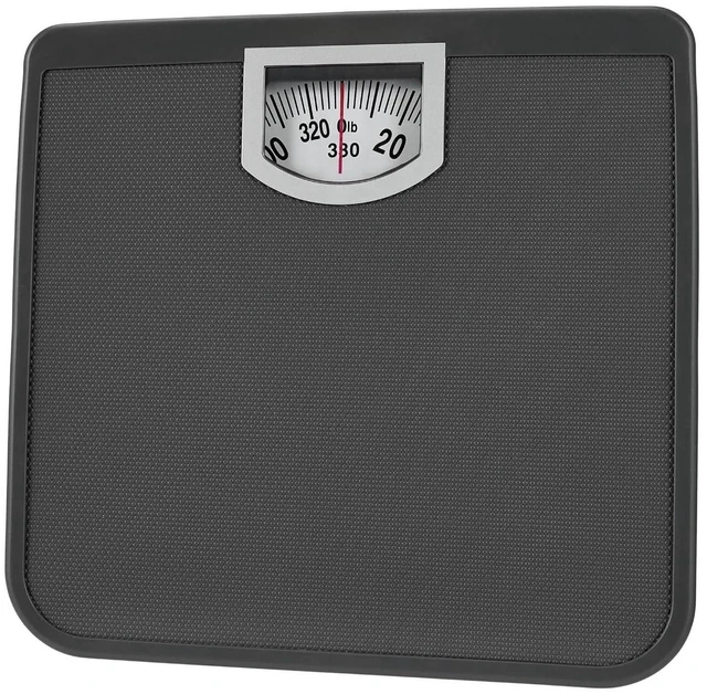 Main image of Compact Dial Bathroom Scale with Sturdy Metal Platform | 330 lb Capacity, Compact Design, Metal Platform, Dial Display