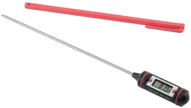 Main image of Digital Thermometer #DT310LAB, 8 Inch Extra Long Stainless Steel Probe, -58 to 302 degrees Fahrenheit (-50 to 150 degrees Celsius) Range with High and Low Alarms, Auto-Off