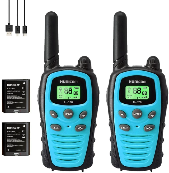 Main image of Walkie Talkies Rechargeable for Adults - FRS Two Way Radios Toys Gifts with Flashlight VOX LCD Display Chargeable Li-ion Battery