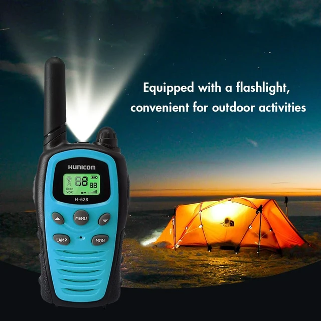 Alt view image 6 of 7 - Walkie Talkies Rechargeable for Adults - FRS Two Way Radios Toys Gifts with Flashlight VOX LCD Display Chargeable Li-ion Battery