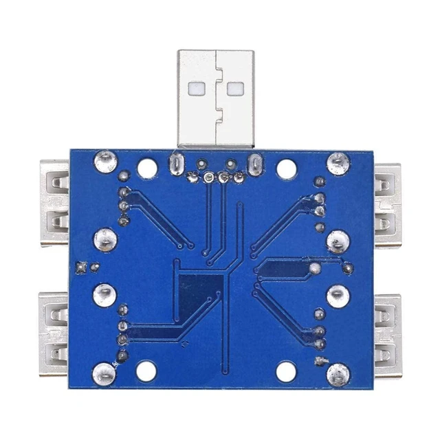 Alt view image 4 of 4 - DC 5V USB HUB USB2.0 Hub Concentrator 4-Female USB Expansion Board Module Four Expansion Interface 4-Port Controller
