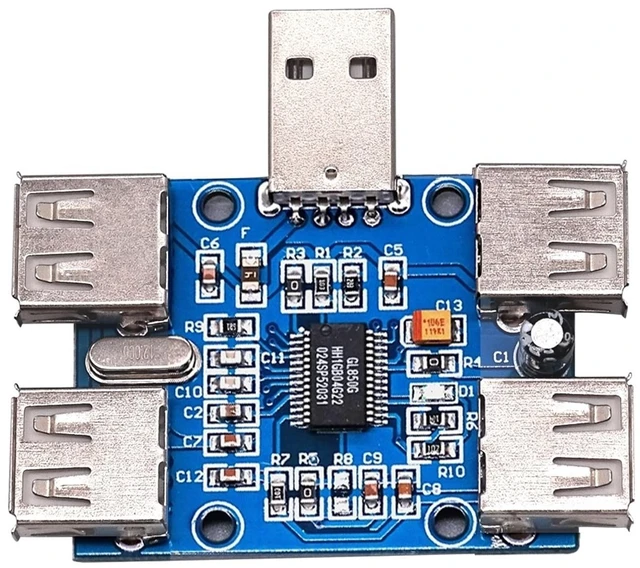 Main image of 10pcs DC 5V USB HUB USB2.0 Hub Concentrator 4-Female USB Expansion Board Module Four USB Expansion Interface 4-Port Controller