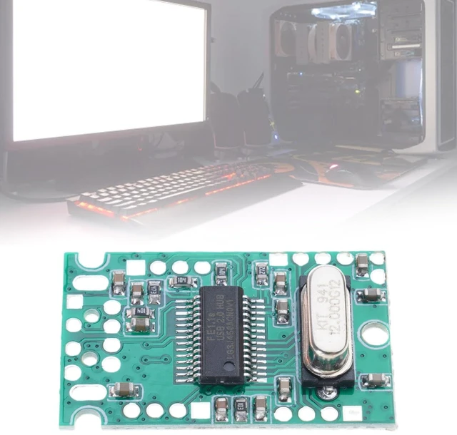 Alt view image 2 of 7 - USB 2.0 Expansion Module Hubs Concentrator 1 Divides 4 Drag Interfaces Transfer Development Board in Connector Portable USB Connector