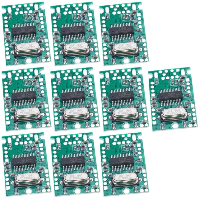 Alt view image 6 of 7 - USB 2.0 Expansion Module Hubs Concentrator 1 Divides 4 Drag Interfaces Transfer Development Board in Connector Portable USB Connector