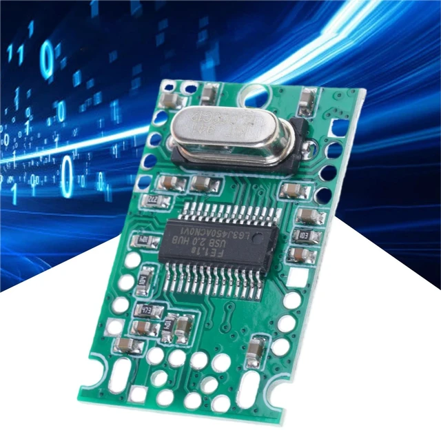 Alt view image 7 of 7 - USB 2.0 Expansion Module Hubs Concentrator 1 Divides 4 Drag Interfaces Transfer Development Board in Connector Portable USB Connector