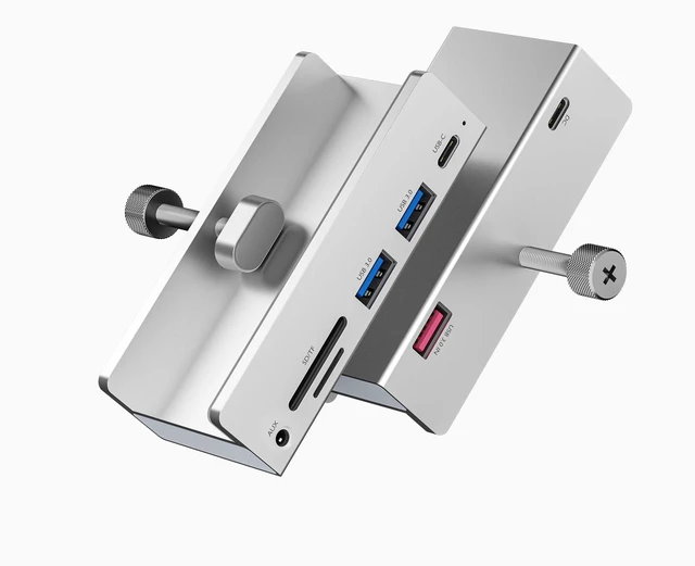 Main image of Clip Aluminium USB HUB 3.0 Docking Station 3.0 Multi-hub Splitter Adapter A C Extension Concentrator Desktop PC USB Dock