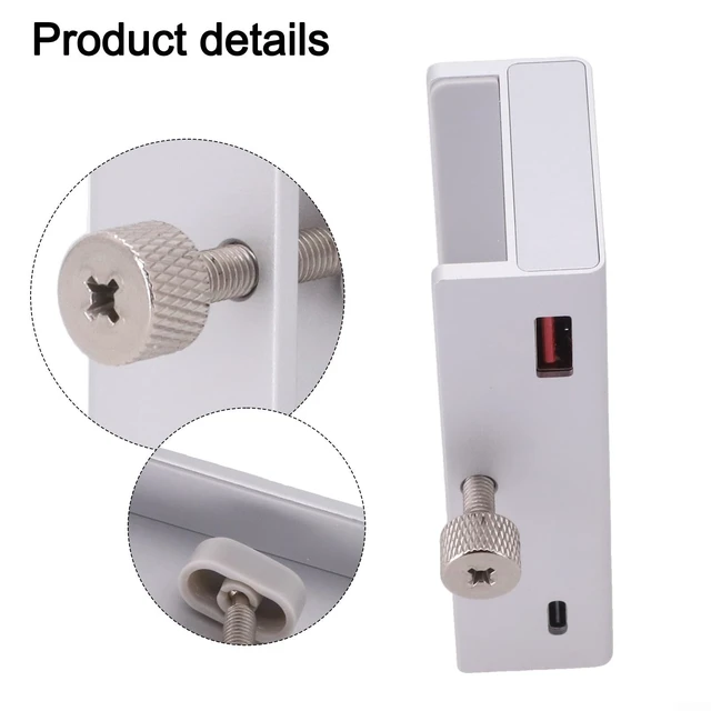 Alt view image 5 of 7 - 4 Ports USB 3.0 Hub Aluminum Docking Station with Clamp, 5Gbps Data Transfer Splitter Adapter for PC Laptop Monitor Edge 10-32mm, Silver