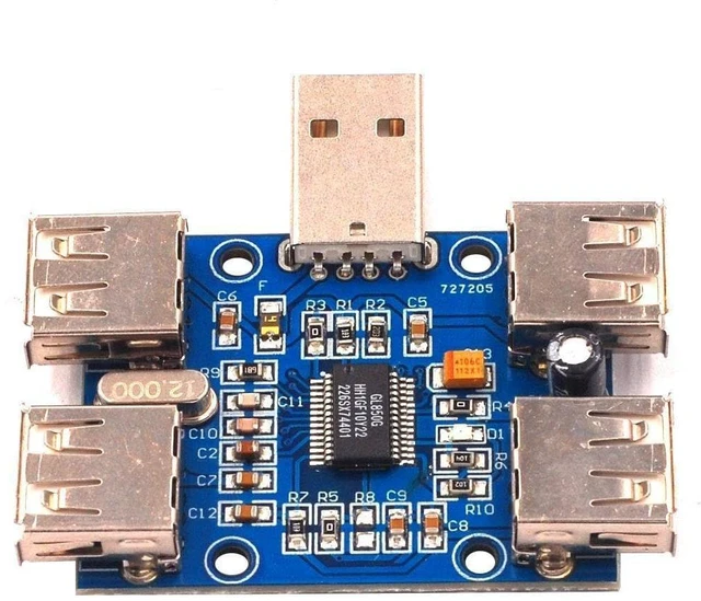 Main image of DC 5V USB HUB USB2.0 Hub Concentrator 4 Female USB Expansion Board Module DIY Electronic